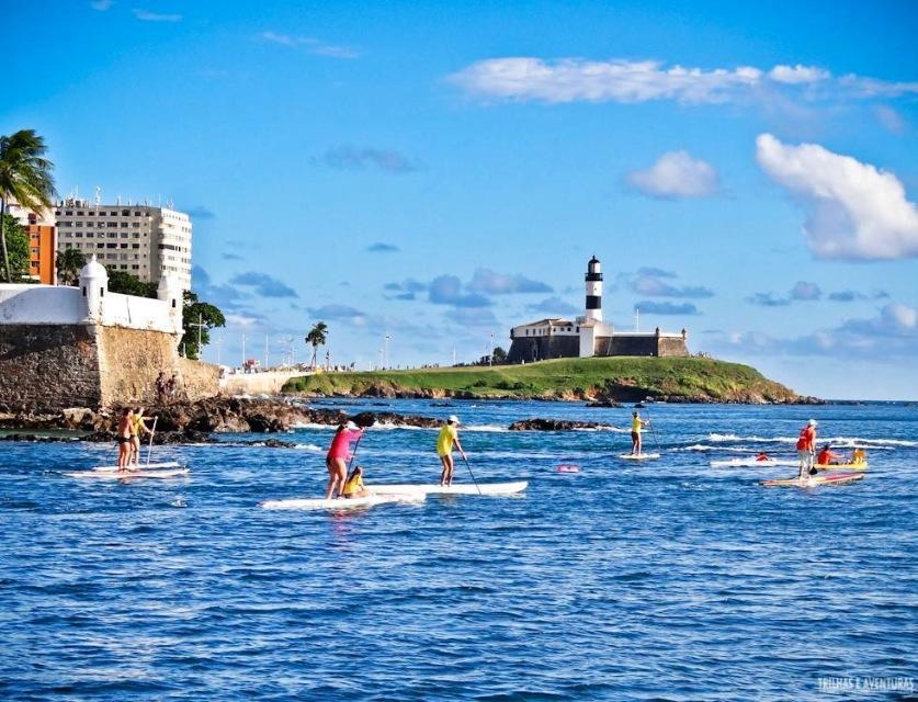 Apart Flat Farol Da Barra Salvador Exterior photo